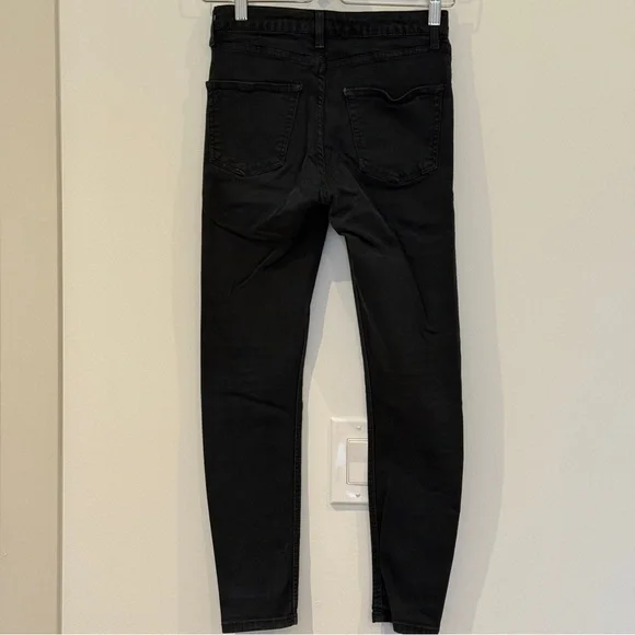 TOPSHOP Jamie Classic High-Waisted Skinny Jeans | W28 x L33, Black - Picture 5 of 8